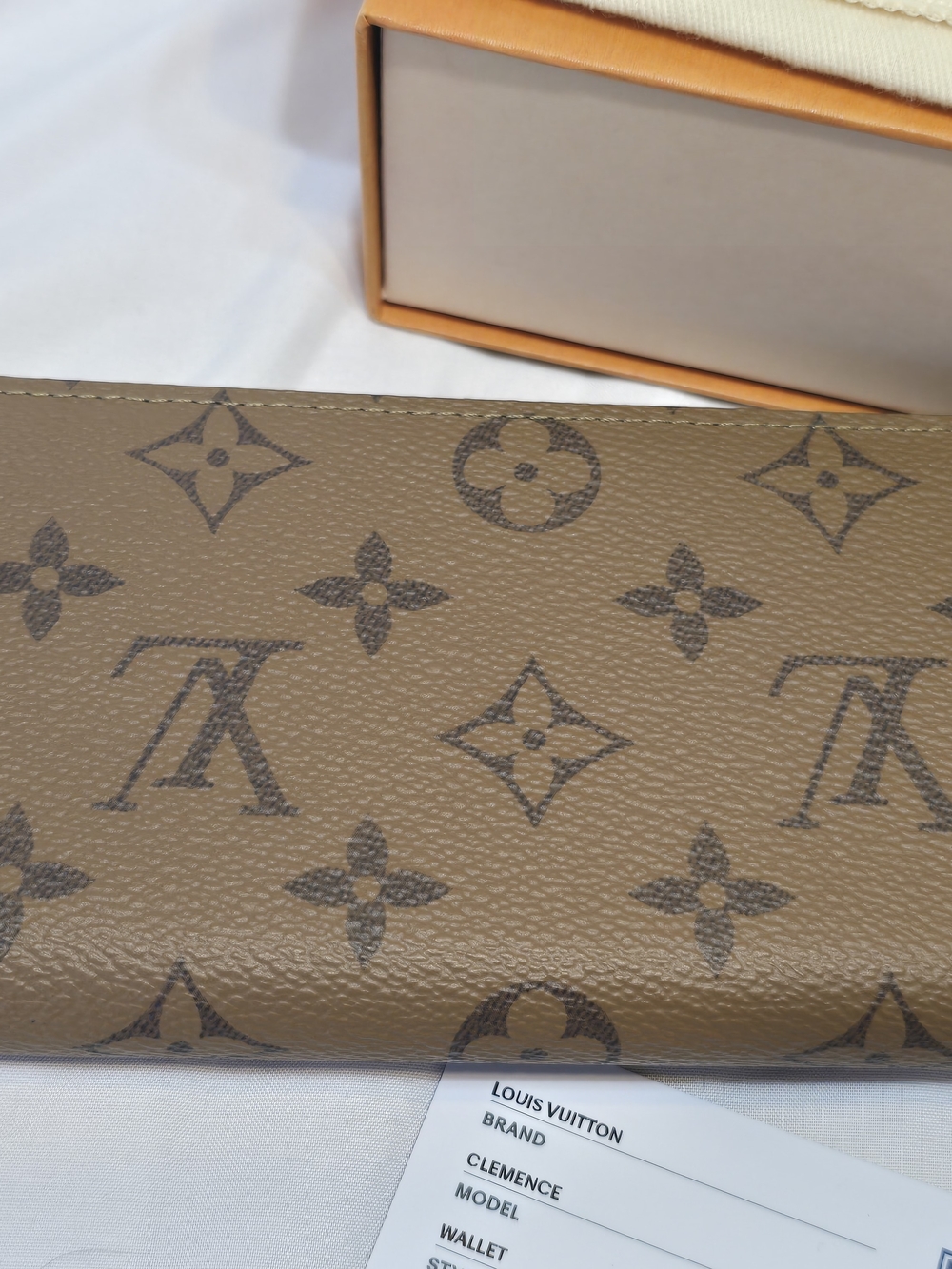 Louis Vuitton Monogram Reverse Clemence Zip Wallet 🤎 NFC Microchipped - Picture 11 of 13